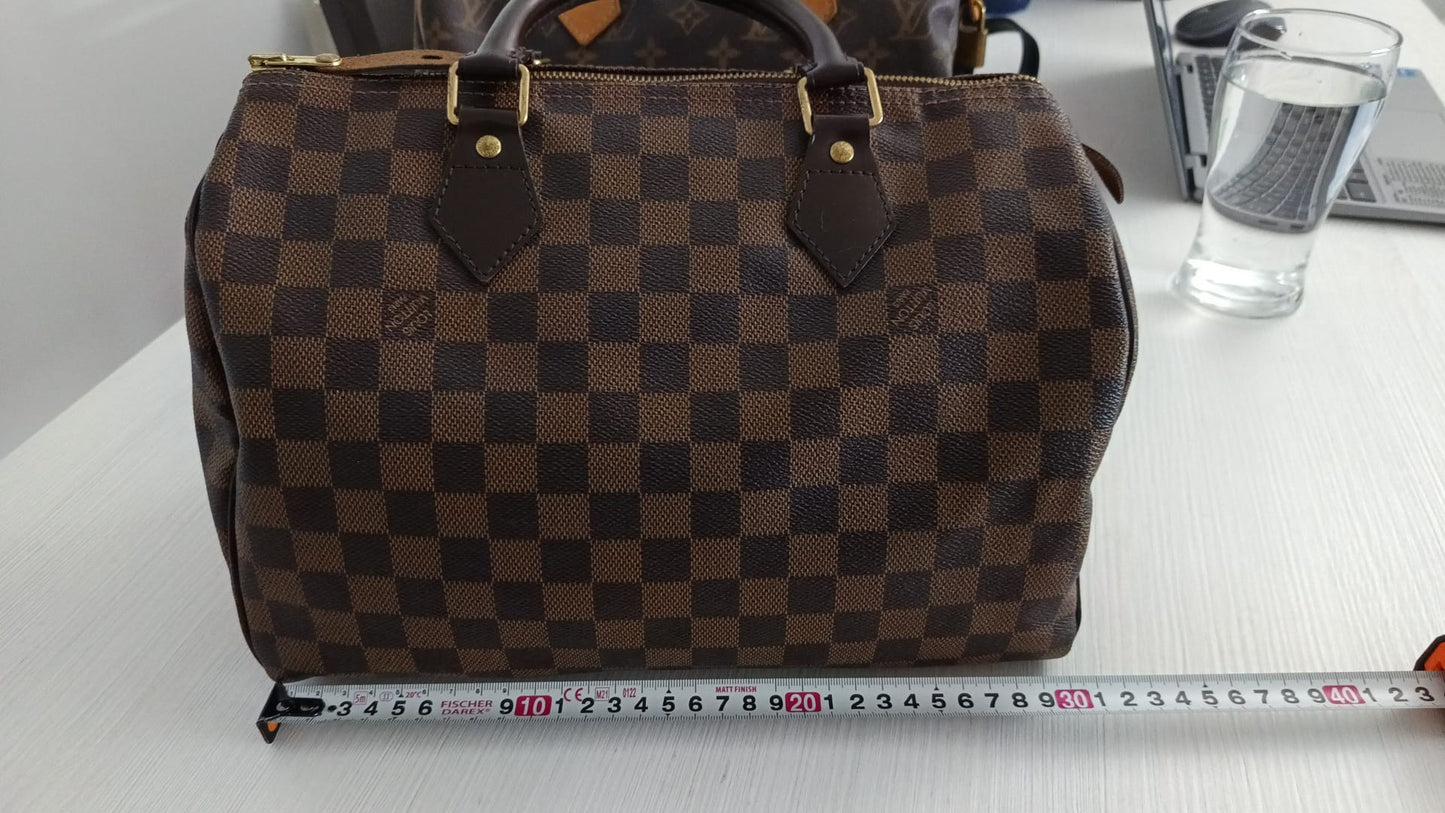 Louis Vuitton Speedy 30 Damier Ébène Canvas