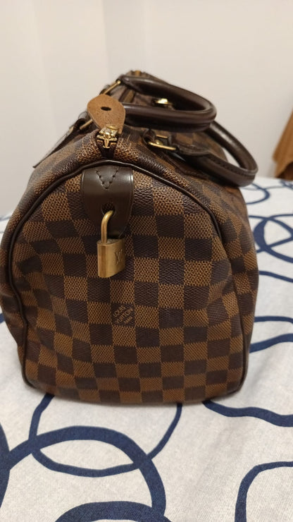 Louis Vuitton Speedy 30 Damier Ébène Canvas